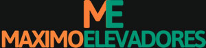 Logo de máximo elevadores,  alquiler de hidrogrúas